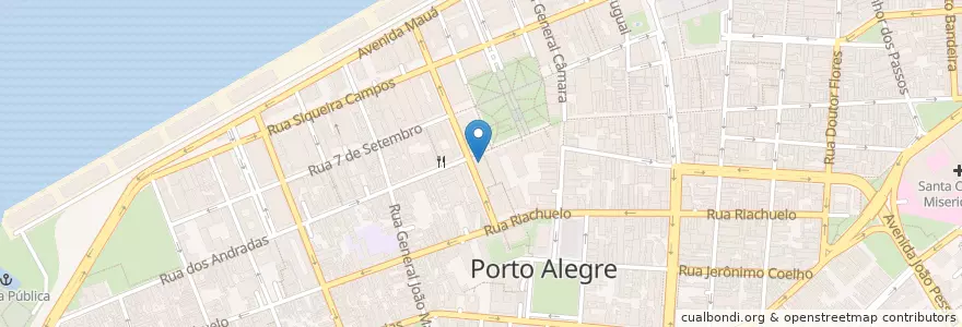 Mapa de ubicacion de São João en 巴西, 南部, 南里奥格兰德, Região Metropolitana De Porto Alegre, Região Geográfica Intermediária De Porto Alegre, Região Geográfica Imediata De Porto Alegre, 阿雷格里港.