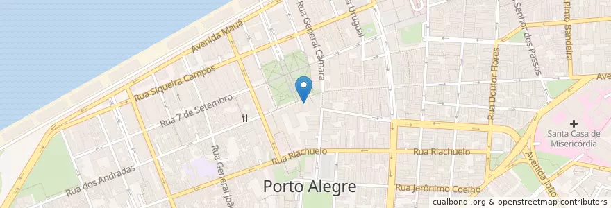 Mapa de ubicacion de Sicredi en Brasil, Região Sul, Rio Grande Do Sul, Região Metropolitana De Porto Alegre, Região Geográfica Intermediária De Porto Alegre, Região Geográfica Imediata De Porto Alegre, Porto Alegre.