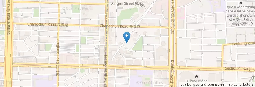 Mapa de ubicacion de 圓圓幼兒園 en Taïwan, Nouveau Taipei, Taipei, District De Songshan.