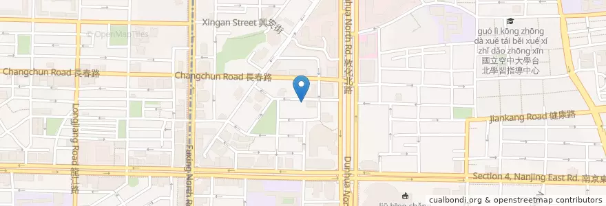 Mapa de ubicacion de 萬京樓北京烤鴨 en 타이완, 신베이 시, 타이베이시, 쑹산 구.