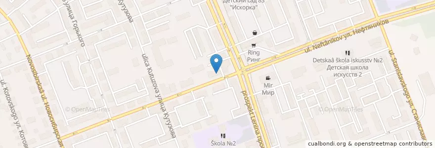Mapa de ubicacion de Поликлиника en Rússia, Приволжский Федеральный Округ, Оренбургская Область, Городской Округ Орск.