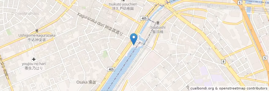 Mapa de ubicacion de カナルカフェ en Giappone, Tokyo.