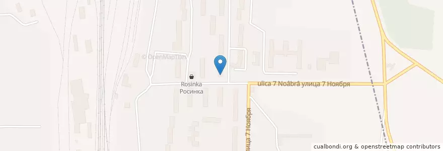 Mapa de ubicacion de Отделение полиции en Russie, District Fédéral Central, Oblast De Tambov, Мичуринский Район, Городской Округ Мичуринск.