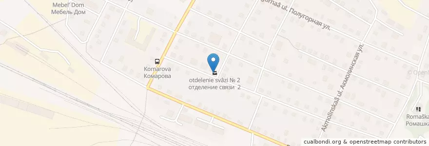 Mapa de ubicacion de Заводоуковск 627142 en Rússia, Уральский Федеральный Округ, Oblast De Tiumen, Заводоуковский Городской Округ.