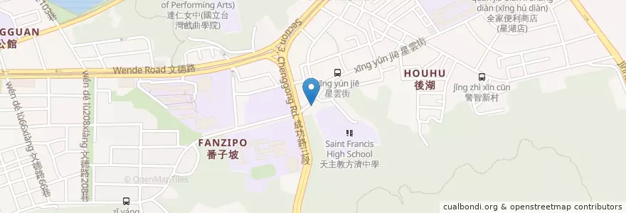 Mapa de ubicacion de 繹銘文理短期補習班 en 台湾, 新北市, 台北市, 内湖区.