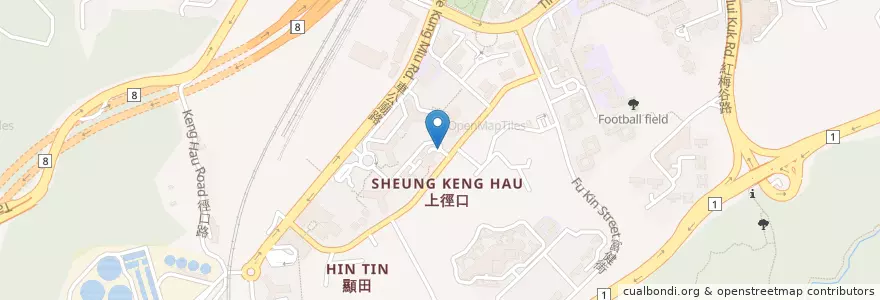 Mapa de ubicacion de 嘉徑苑停車場 Ka Keng Court Carpark en Chine, Guangdong, Hong Kong, Nouveaux Territoires, 沙田區 Sha Tin District.