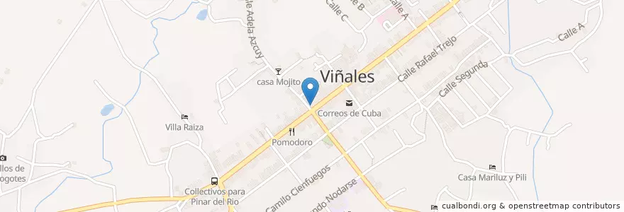 Mapa de ubicacion de Las Brisas en کوبا, Pinar Del Río, Viñales.