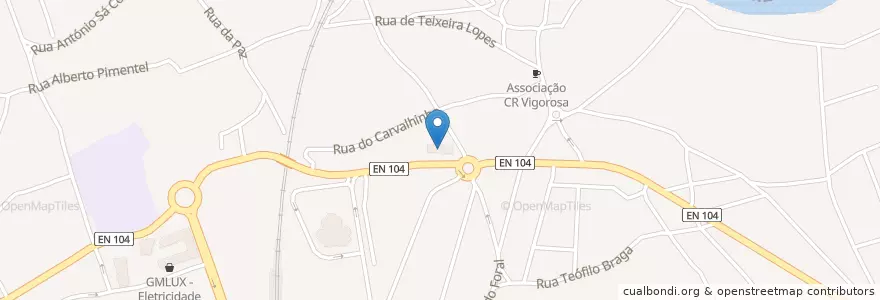 Mapa de ubicacion de CENFIM en ポルトガル, ノルテ, Área Metropolitana Do Porto, Porto, Trofa, Bougado.
