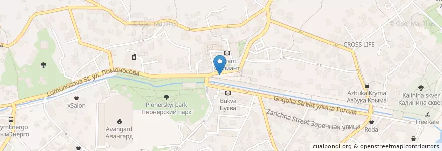 Mapa de ubicacion de суши-бар Суша en Russia, South Federal District, Autonomous Republic Of Crimea, Republic Of Crimea, Yalta City Municipality, Городской Округ Ялта.