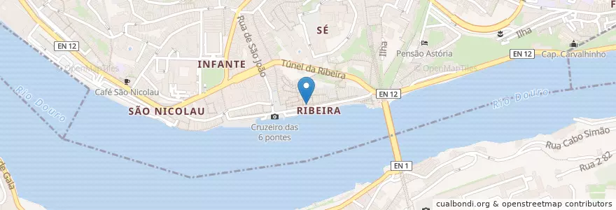 Mapa de ubicacion de Peza Arroz - Filha da Mãe Preta en Portugal, Norte, Porto, Área Metropolitana Do Porto, Porto, Vila Nova De Gaia, Santa Marinha E São Pedro Da Afurada.