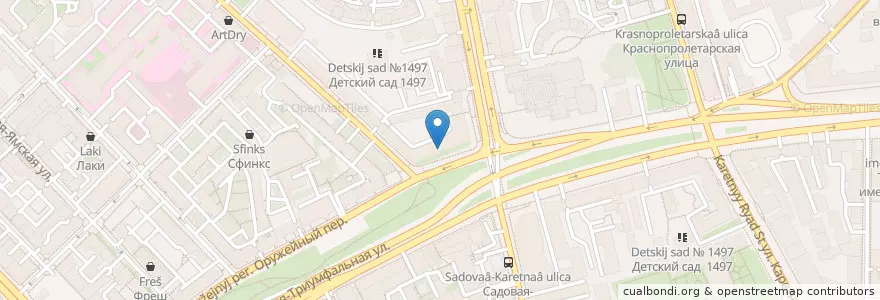 Mapa de ubicacion de ГУТА-клиник en Russland, Föderationskreis Zentralrussland, Moskau, Zentraler Verwaltungsbezirk, Тверской Район.