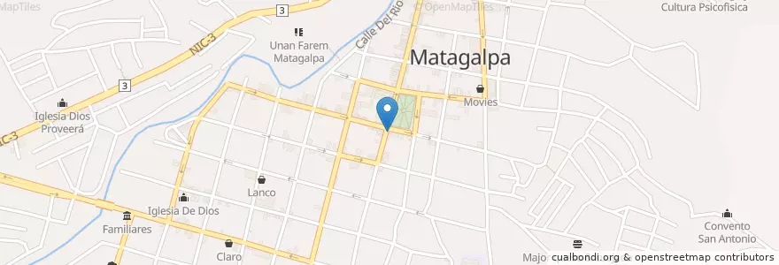 Mapa de ubicacion de Panadería Belén en Nicaragua, Matagalpa, Matagalpa (Municipio).