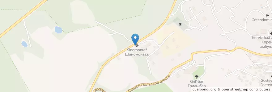 Mapa de ubicacion de Cafe en Russia, South Federal District, Autonomous Republic Of Crimea, Republic Of Crimea, Yalta City Municipality, Городской Округ Ялта.