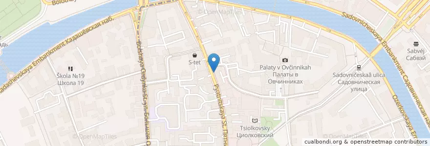 Mapa de ubicacion de Альфа-Банк en Russia, Distretto Federale Centrale, Москва, Центральный Административный Округ, Район Замоскворечье.