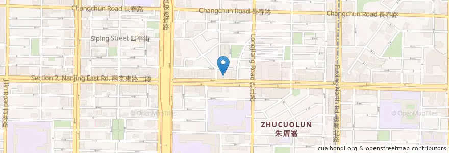 Mapa de ubicacion de 華泰商業銀行 en Taiwan, 新北市, Taipei, 中山區.