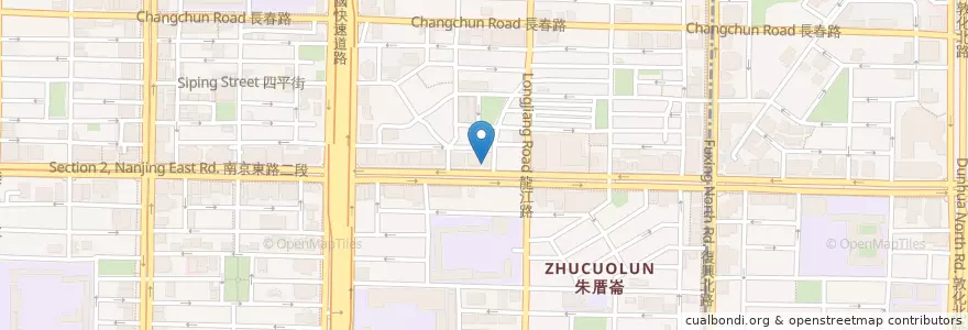 Mapa de ubicacion de 第一商業銀行 en 타이완, 신베이 시, 타이베이시, 중산 구.