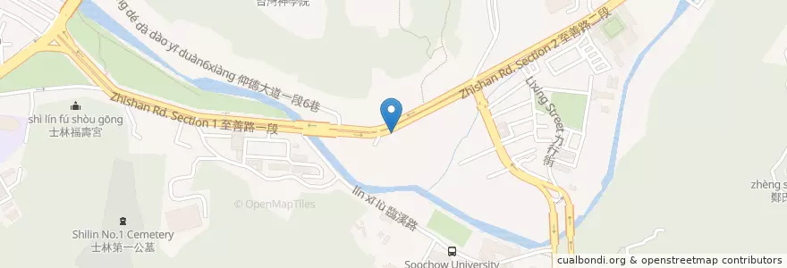 Mapa de ubicacion de 宮廷餐廳 en Taiwan, Nuova Taipei, Taipei, 士林區.