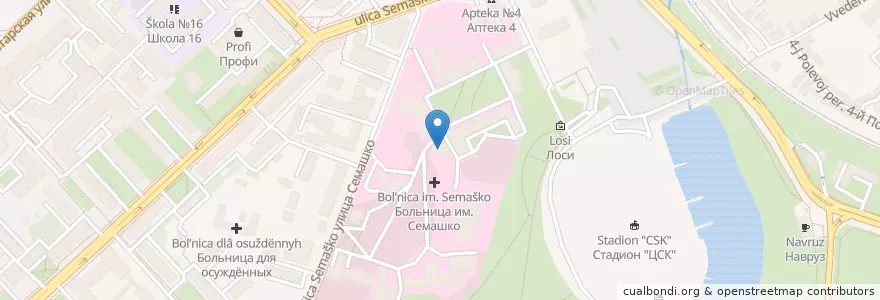 Mapa de ubicacion de Томография en Rusia, Центральный Федеральный Округ, Рязанская Область, Городской Округ Рязань.