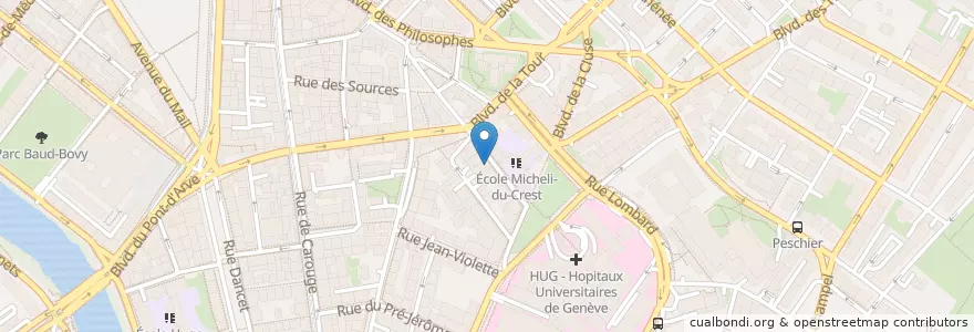 Mapa de ubicacion de Le Boteco en Switzerland, Geneva, Geneva, Geneva.