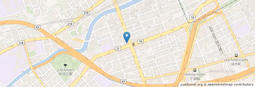 Mapa de ubicacion de 優 歯科クリニック en ژاپن, 神奈川県, 横浜市, 南区.
