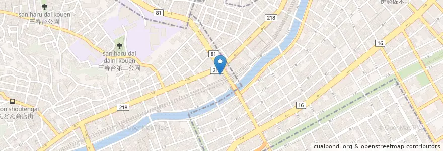 Mapa de ubicacion de 海鮮居酒屋 はなの舞 en Japão, 神奈川県, 横浜市.