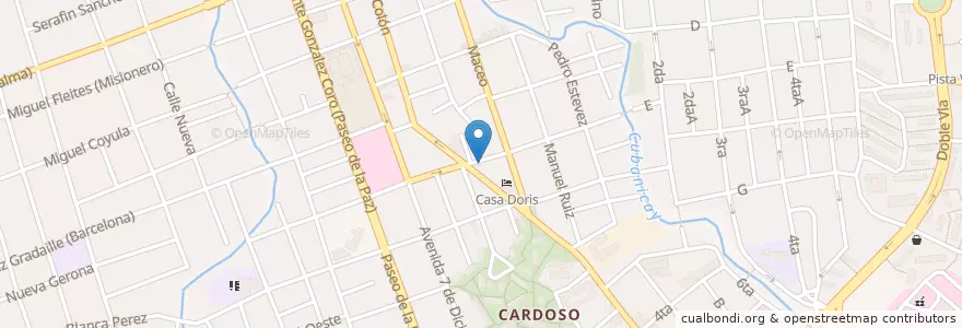 Mapa de ubicacion de Los Ladrillitos en Cuba, Villa Clara, Santa Clara, Ciudad De Santa Clara.