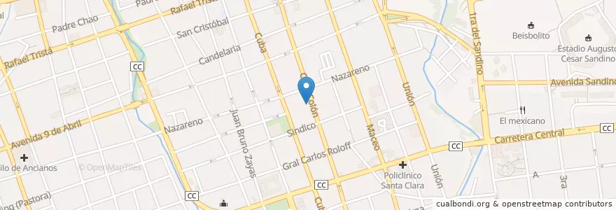 Mapa de ubicacion de Tercera Unidad en Küba, Villa Clara, Santa Clara, Ciudad De Santa Clara.