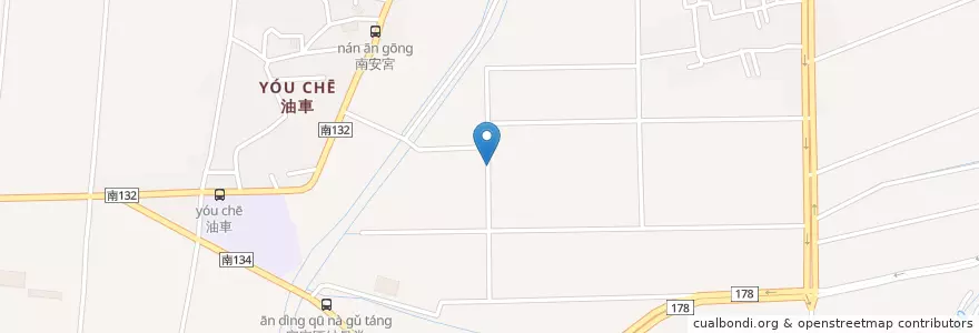 Mapa de ubicacion de 安定區 en Taiwan, Tainan, 安定區.