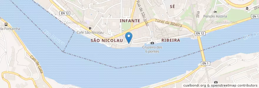 Mapa de ubicacion de Consulado da Islândia en Portugal, Norte, Porto, Área Metropolitana Do Porto, Porto, Vila Nova De Gaia, Santa Marinha E São Pedro Da Afurada.