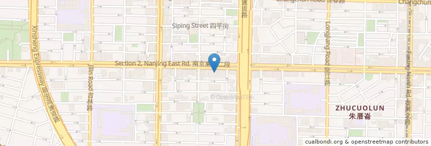 Mapa de ubicacion de 瑞興商業銀行 en Taiwan, Nuova Taipei, Taipei, Distretto Di Zhongshan.