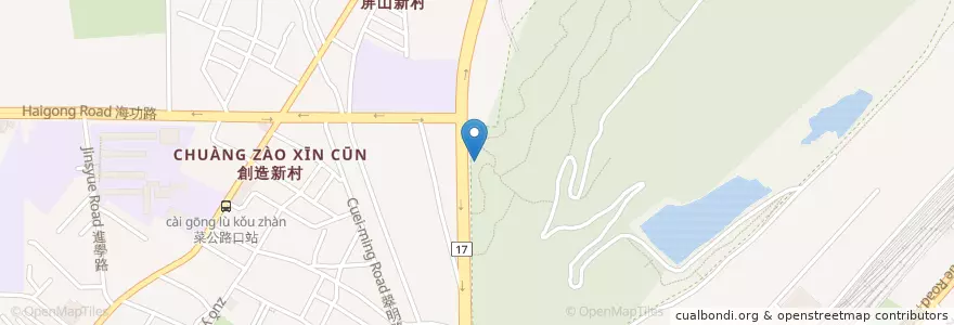 Mapa de ubicacion de 左營慈母慈惠堂 en Taiwan, Kaohsiung, Zuoying.