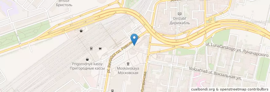Mapa de ubicacion de Ладушка en Rusia, Приволжский Федеральный Округ, Óblast De Nizhni Nóvgorod, Городской Округ Нижний Новгород.