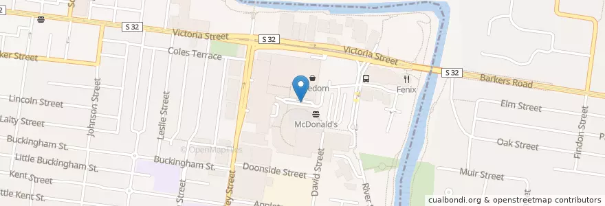 Mapa de ubicacion de Diners Life en Australia, Victoria, City Of Boroondara.