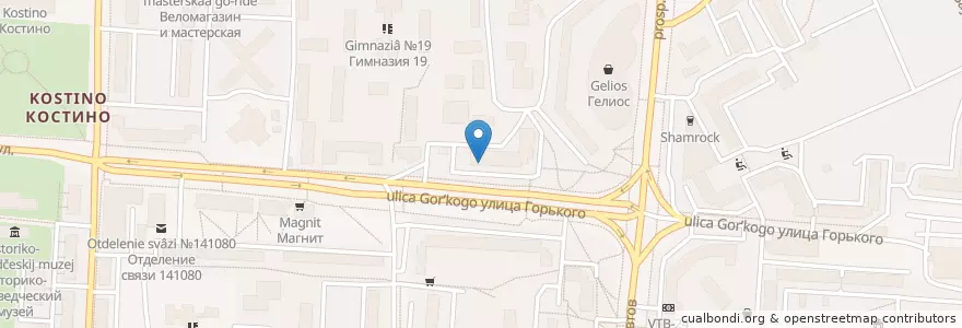 Mapa de ubicacion de МКБ en Россия, Центральный Федеральный Округ, Московская Область, Городской Округ Королёв.