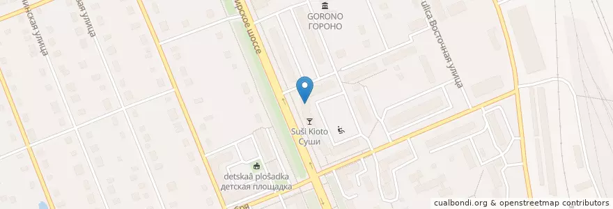 Mapa de ubicacion de Domodent en روسيا, Центральный Федеральный Округ, محافظة موسكو, Городской Округ Домодедово.