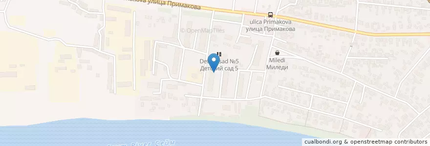 Mapa de ubicacion de Отделение связи №307754 en Rusland, Centraal Federaal District, Oblast Koersk, Льговский Район, Городской Округ Льгов.
