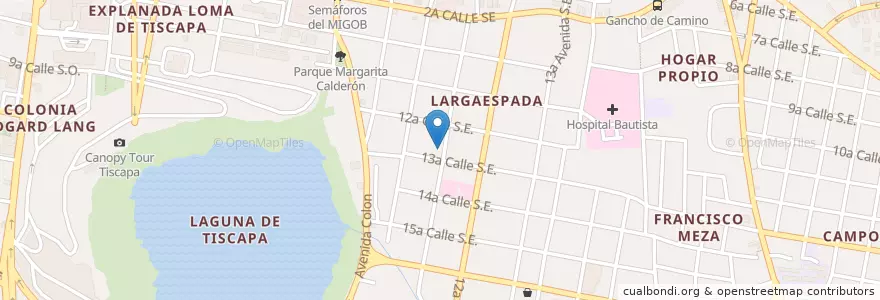 Mapa de ubicacion de Bienvenidos en نيكاراجوا, Departamento De Managua, Managua (Municipio).