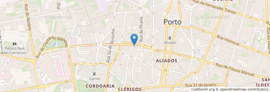 Mapa de ubicacion de Millennium bcp en Portugal, North, Área Metropolitana Do Porto, Porto, Porto, Cedofeita, Santo Ildefonso, Sé, Miragaia, São Nicolau E Vitória.