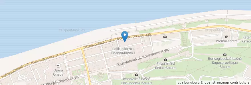 Mapa de ubicacion de Стоматологическая поликлиника №2 en Russland, Föderationskreis Wolga, Oblast Nischni Nowgorod, Stadtkreis Nischni Nowgorod.