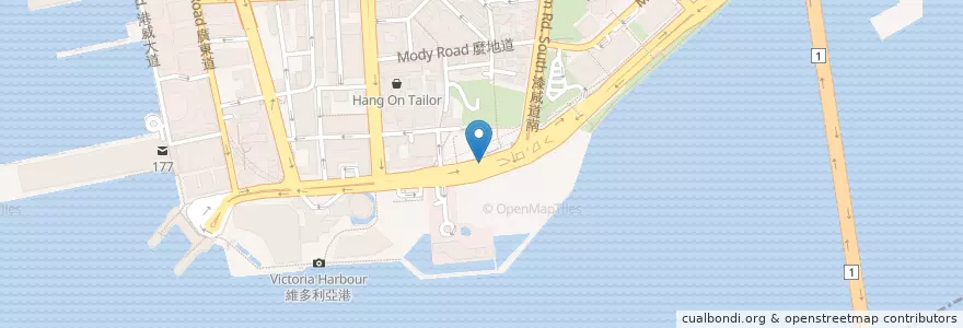 Mapa de ubicacion de Teresa New Life Coffee Shop en 中国, 广东省, 香港 Hong Kong, 新界 New Territories, 油尖旺區 Yau Tsim Mong District.