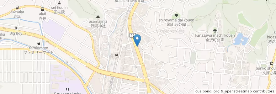 Mapa de ubicacion de すがの内科クリニック en 일본, 가나가와현, 요코하마시, 金沢区.