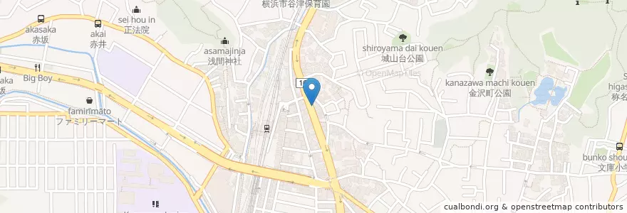 Mapa de ubicacion de 喫茶スナック ぬくぬく en 일본, 가나가와현, 요코하마시, 金沢区.