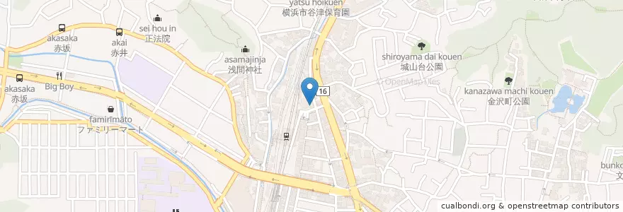 Mapa de ubicacion de 三井住友銀行 en Japonya, 神奈川県, 横浜市, 金沢区.