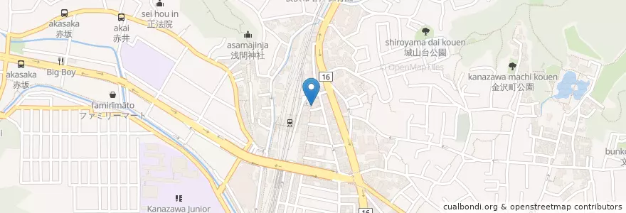 Mapa de ubicacion de りそなクイックロビー en Giappone, Prefettura Di Kanagawa, 横浜市, 金沢区.