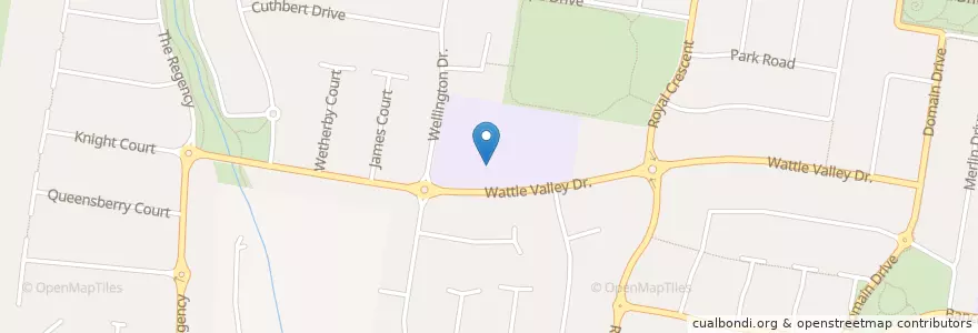 Mapa de ubicacion de Sydenham-Hillside Primary School en Australië, Victoria, City Of Melton.