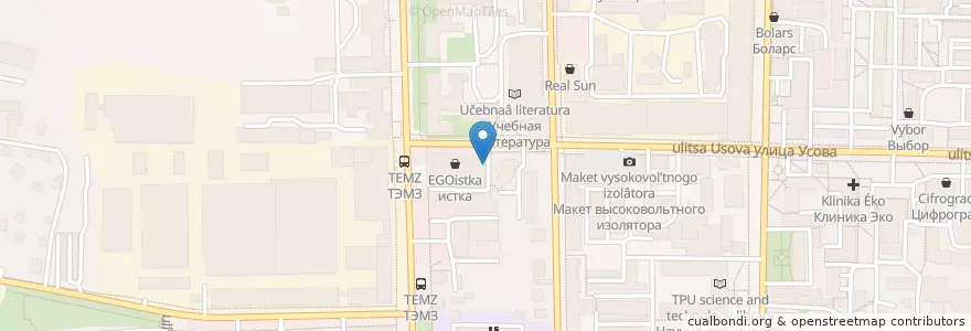 Mapa de ubicacion de Йохан Пивохан en Rusland, Federaal District Siberië, Томская Область, Томский Район, Городской Округ Томск.