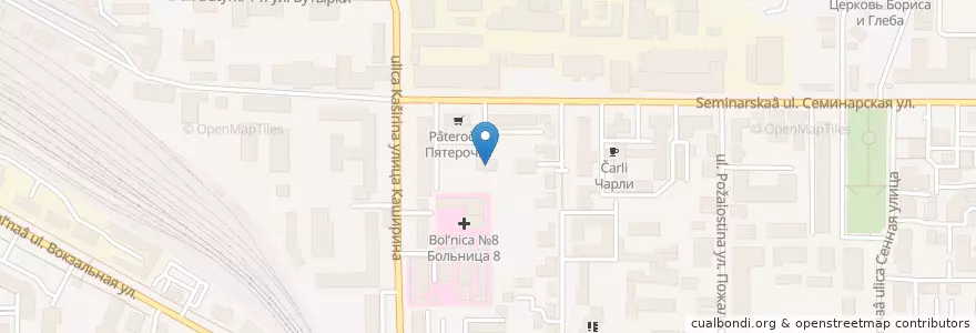 Mapa de ubicacion de детский сад "Василёк" en Rusia, Distrito Federal Central, Óblast De Riazán, Городской Округ Рязань.