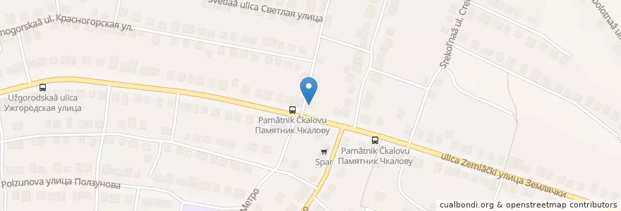 Mapa de ubicacion de Почта en Russie, District Fédéral De La Volga, Oblast De Nijni Novgorod, Городской Округ Нижний Новгород.