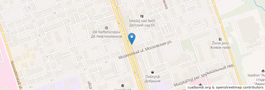 Mapa de ubicacion de ВТБ Банк Москвы en Rusland, Приволжский Федеральный Округ, Оренбургская Область, Городской Округ Орск.