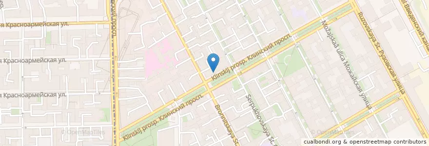 Mapa de ubicacion de Бронницкая en Russland, Föderationskreis Nordwest, Oblast Leningrad, Sankt Petersburg, Адмиралтейский Район, Округ Семёновский.